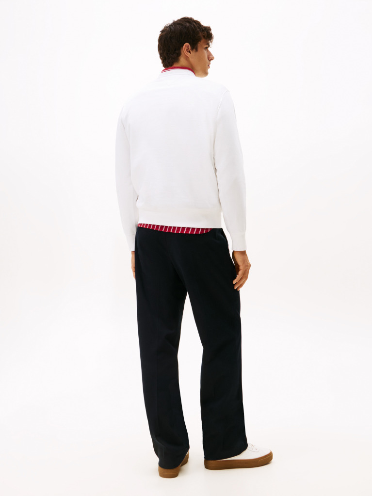 White TH Flex Logo Sweatshirt  Men