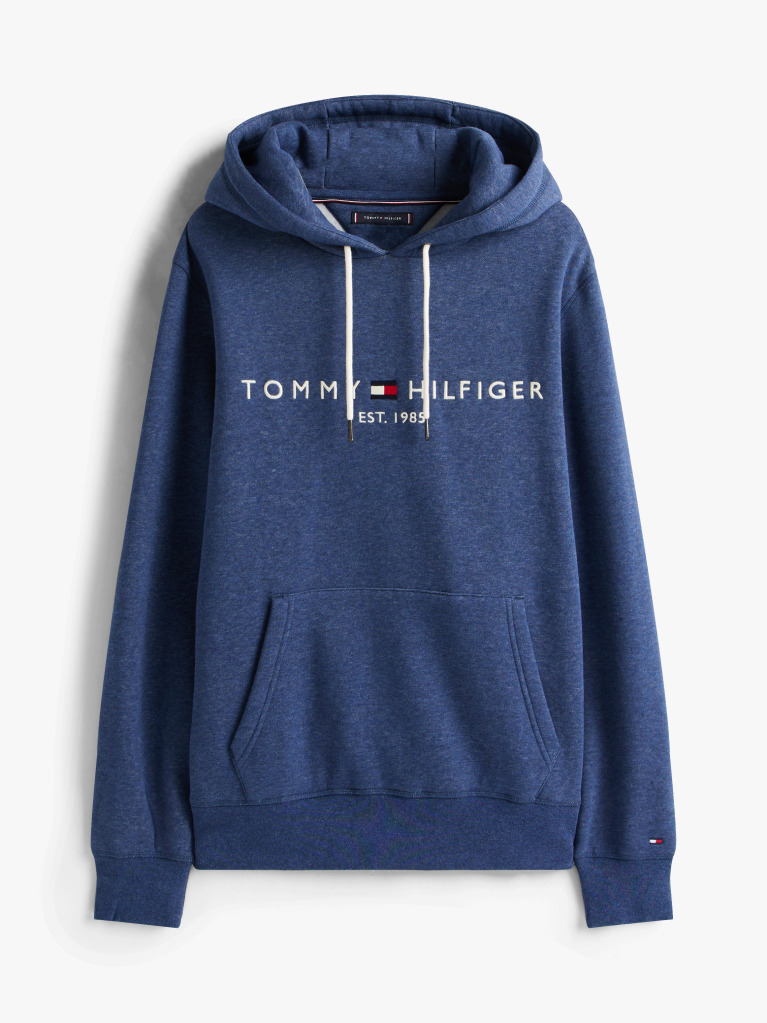 Μπλε Flex Hoody Με Λογότυπο  Άνδρες