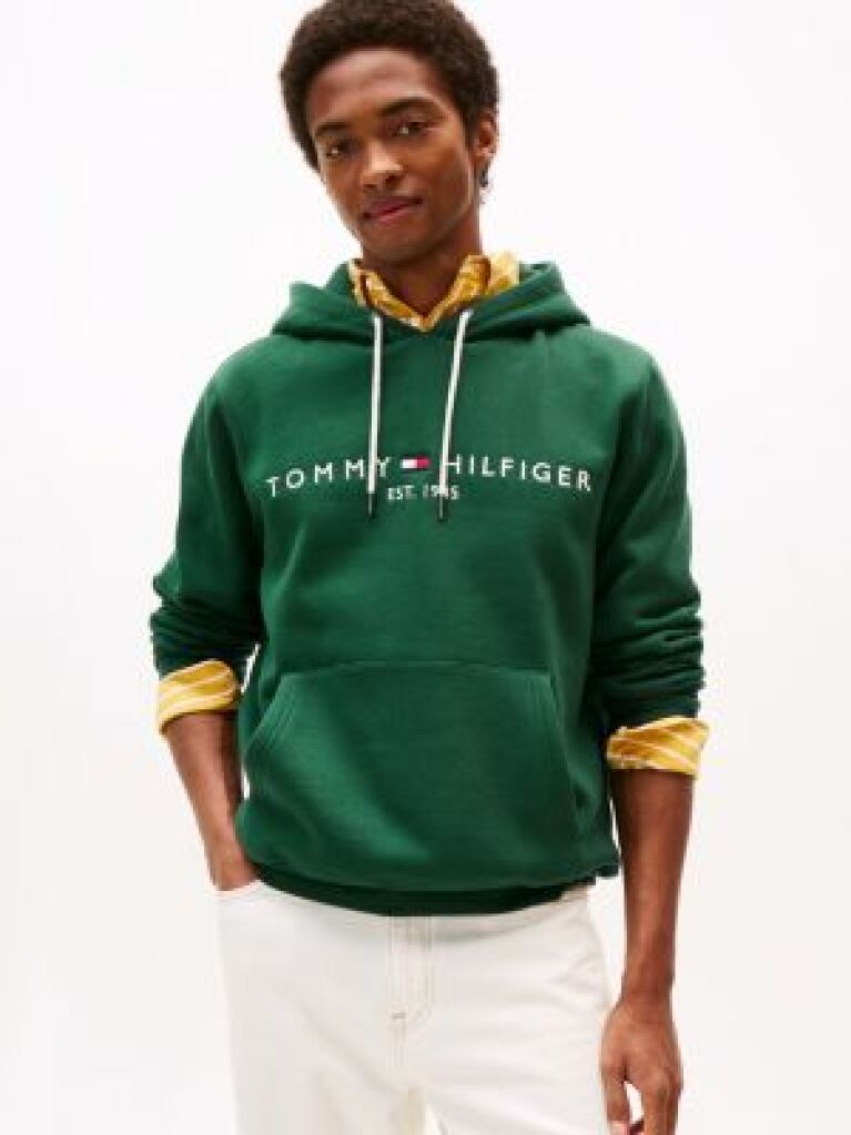 Green Flex Logo Hoody  Men