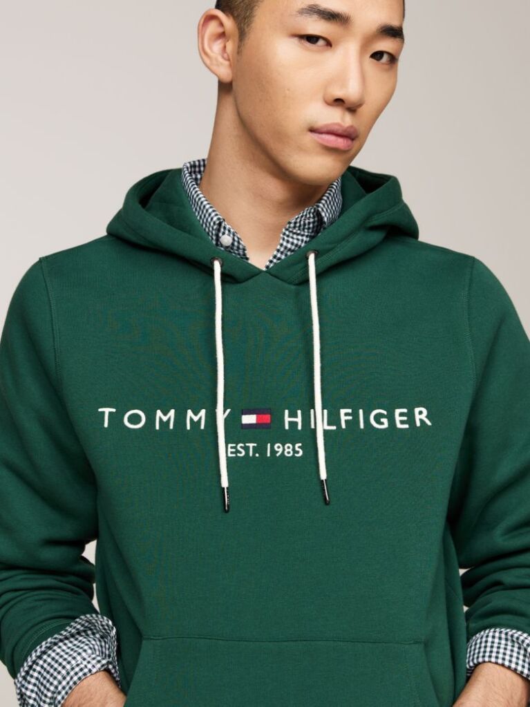 Πράσινο Flex Hoody Με Λογότυπο  Άνδρες