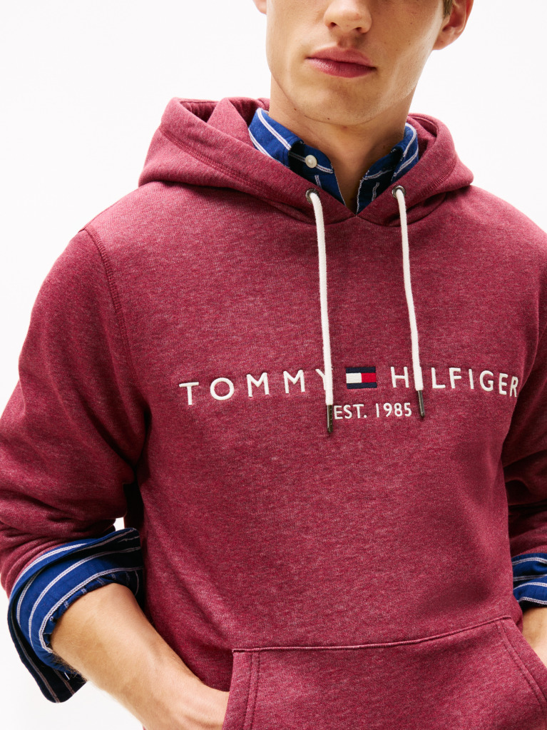 Red Flex Logo Hoody  Men