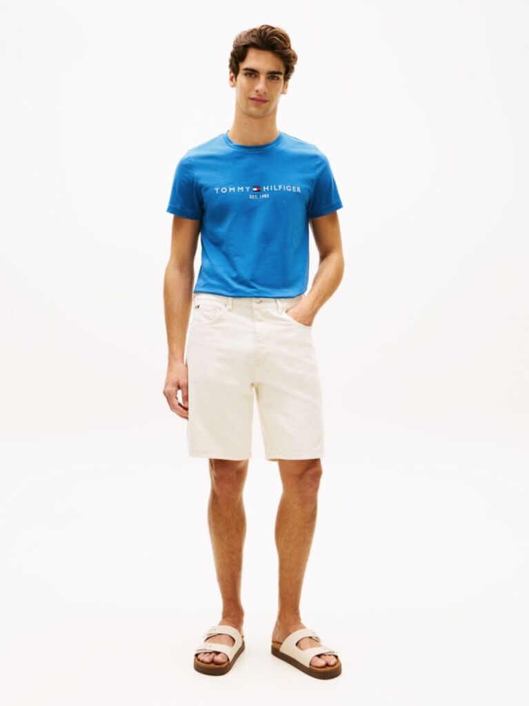 Μπλε T-Shirt Απο Οργανικό Βαμβάκι  Άνδρες
