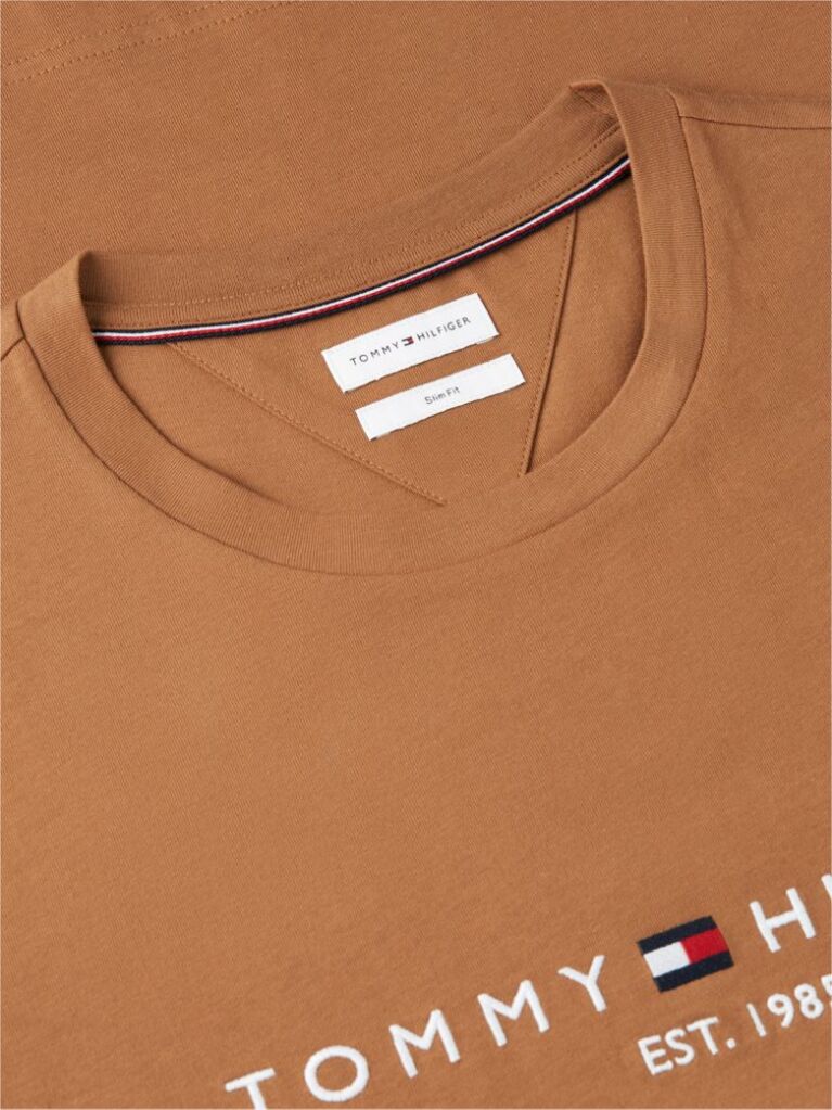 Καφέ T-Shirt Απο Οργανικό Βαμβάκι  Άνδρες