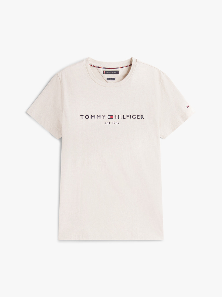 Μπεζ T-Shirt Απο Οργανικό Βαμβάκι  Άνδρες