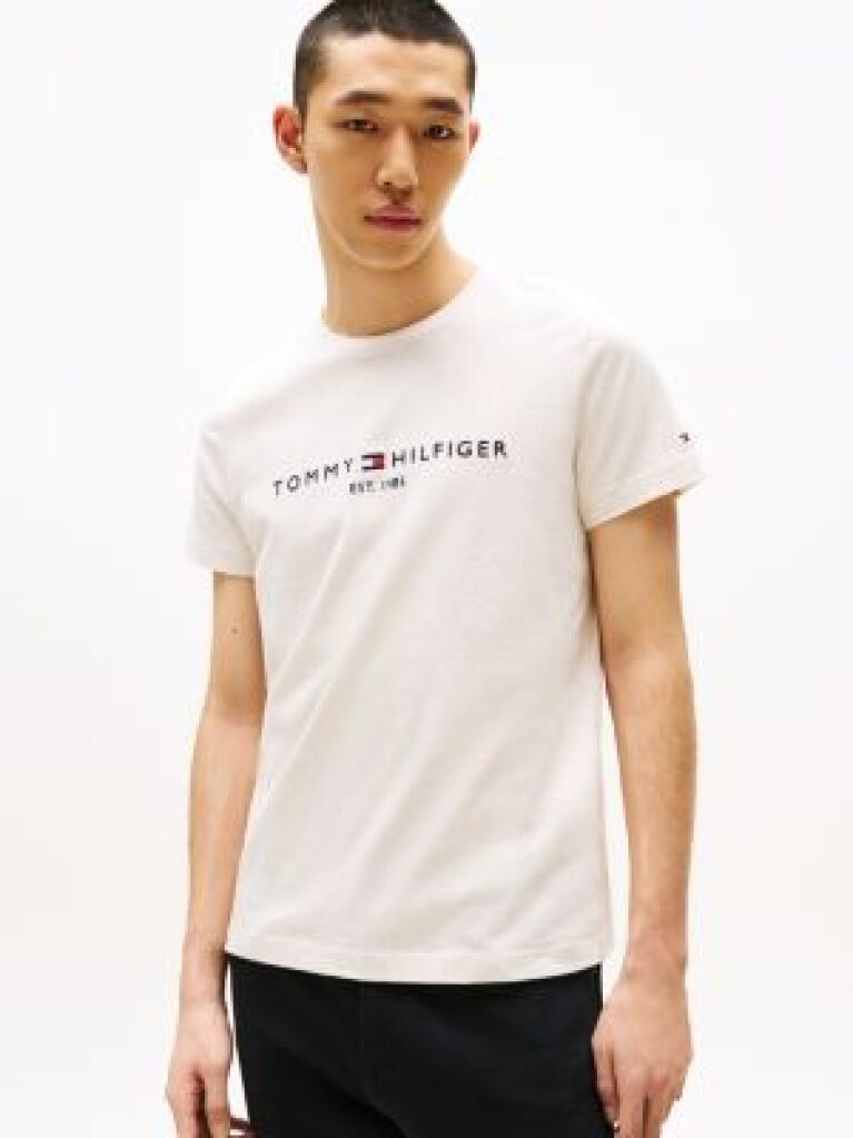 Μπεζ T-Shirt Απο Οργανικό Βαμβάκι  Άνδρες