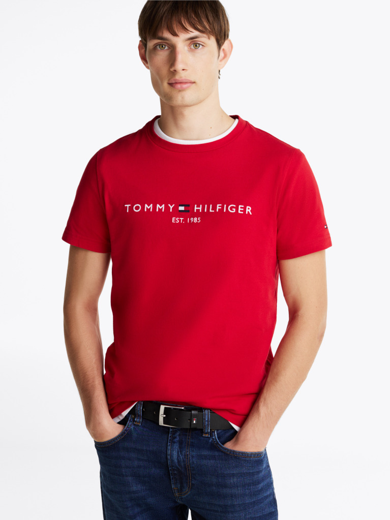 Κόκκινο T-Shirt Απο Οργανικό Βαμβάκι  Άνδρες
