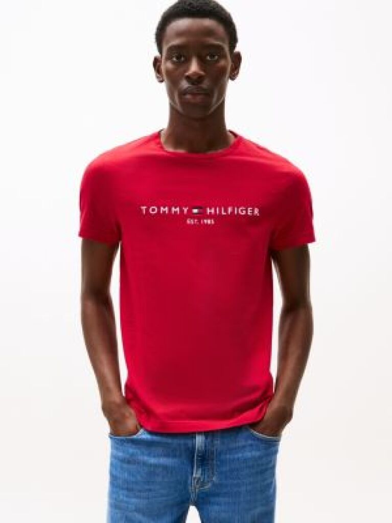 Κόκκινο T-Shirt Απο Οργανικό Βαμβάκι  Άνδρες