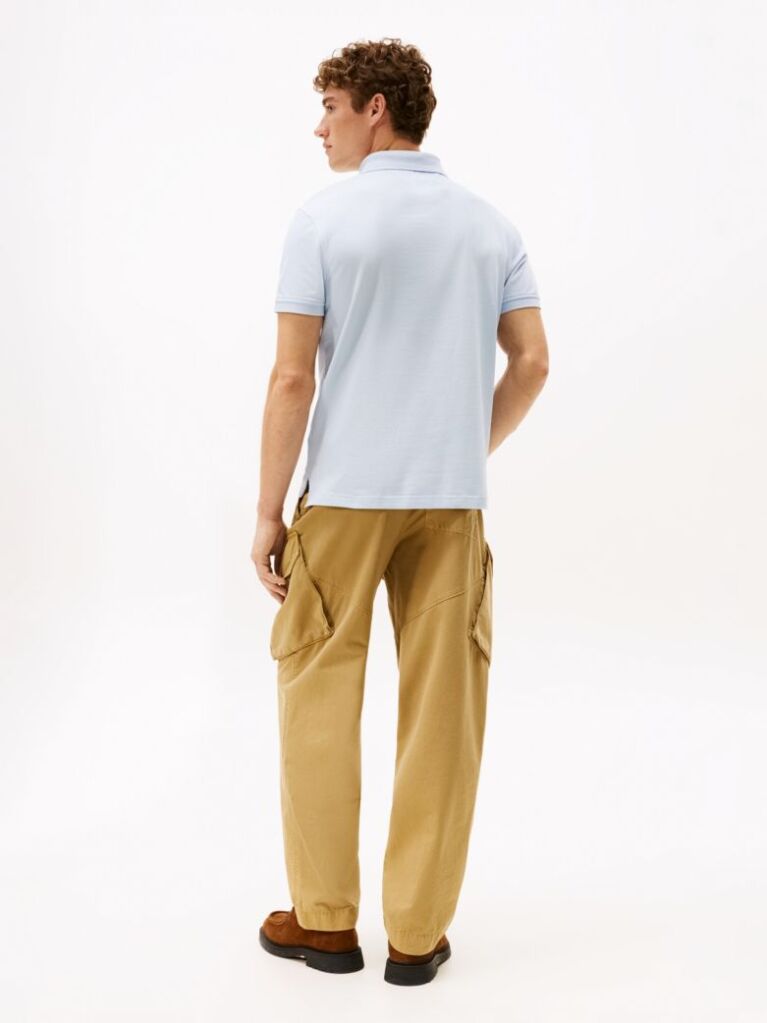 Blue 1985 Organic Cotton Regular Fit Polo  Men