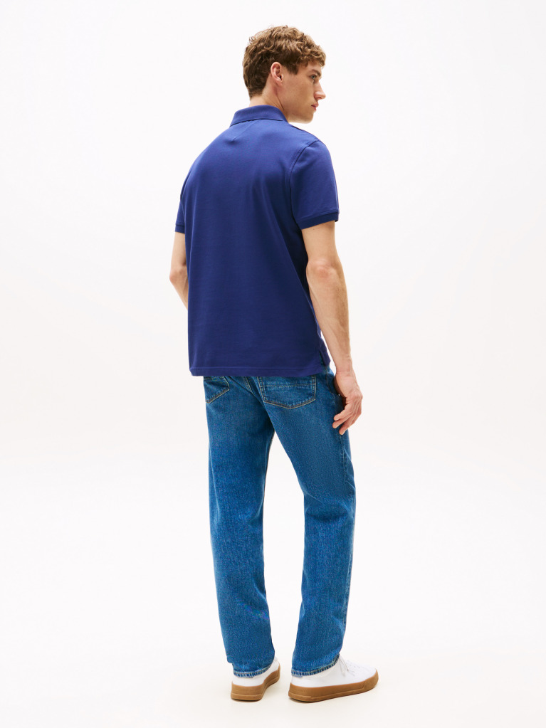 Blue 1985 Organic Cotton Regular Fit Polo  Men