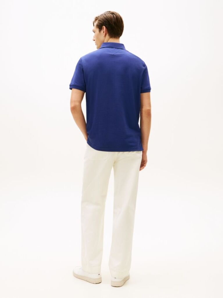 Blue 1985 Organic Cotton Regular Fit Polo  Men