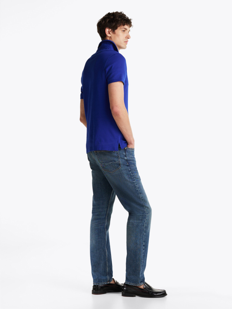 Blue 1985 Organic Cotton Regular Fit Polo  Men