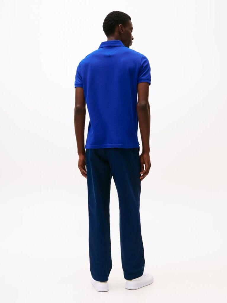 Blue 1985 Organic Cotton Regular Fit Polo  Men