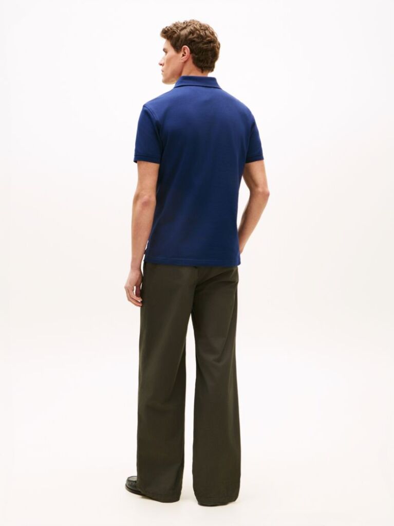 Blue 1985 Organic Cotton Regular Fit Polo  Men