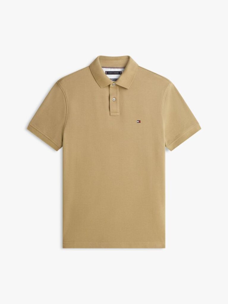 Beige 1985 Organic Cotton Regular Fit Polo  Men