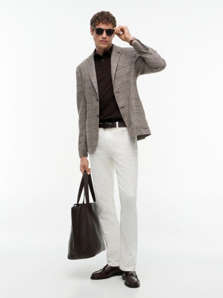 Brown 1985 Organic Cotton Regular Fit Polo  Men