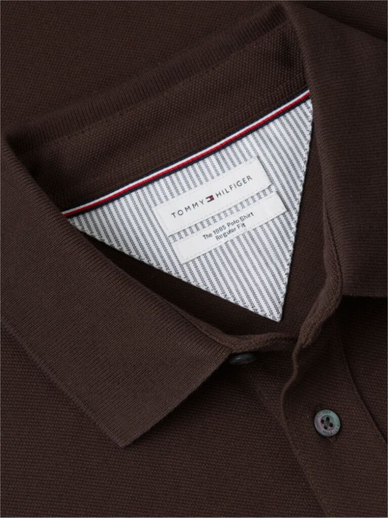 Brown 1985 Organic Cotton Regular Fit Polo  Men