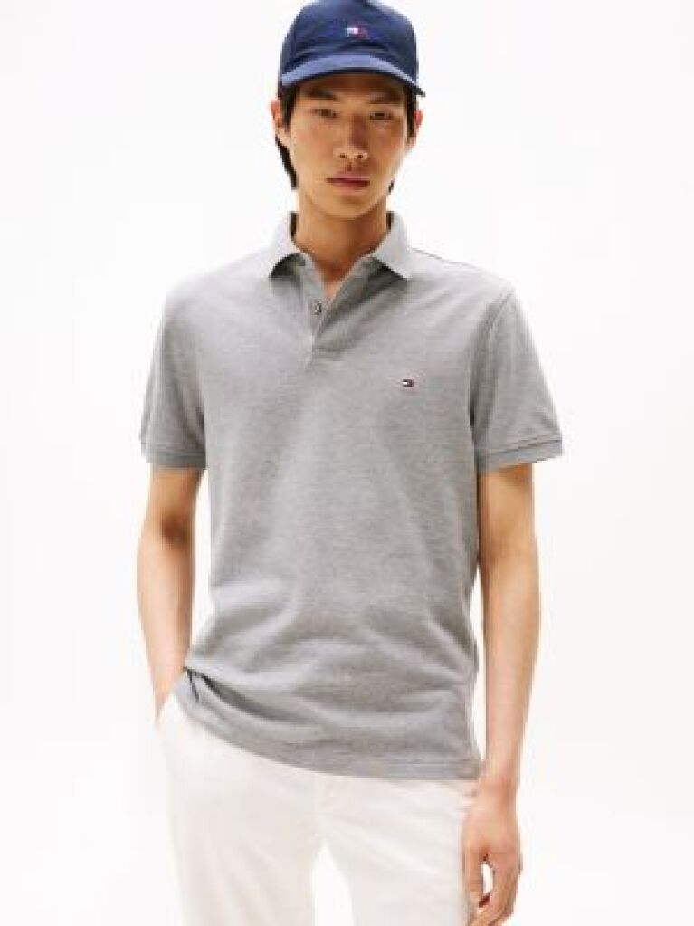 Grey 1985 Organic Cotton Regular Fit Polo  Men