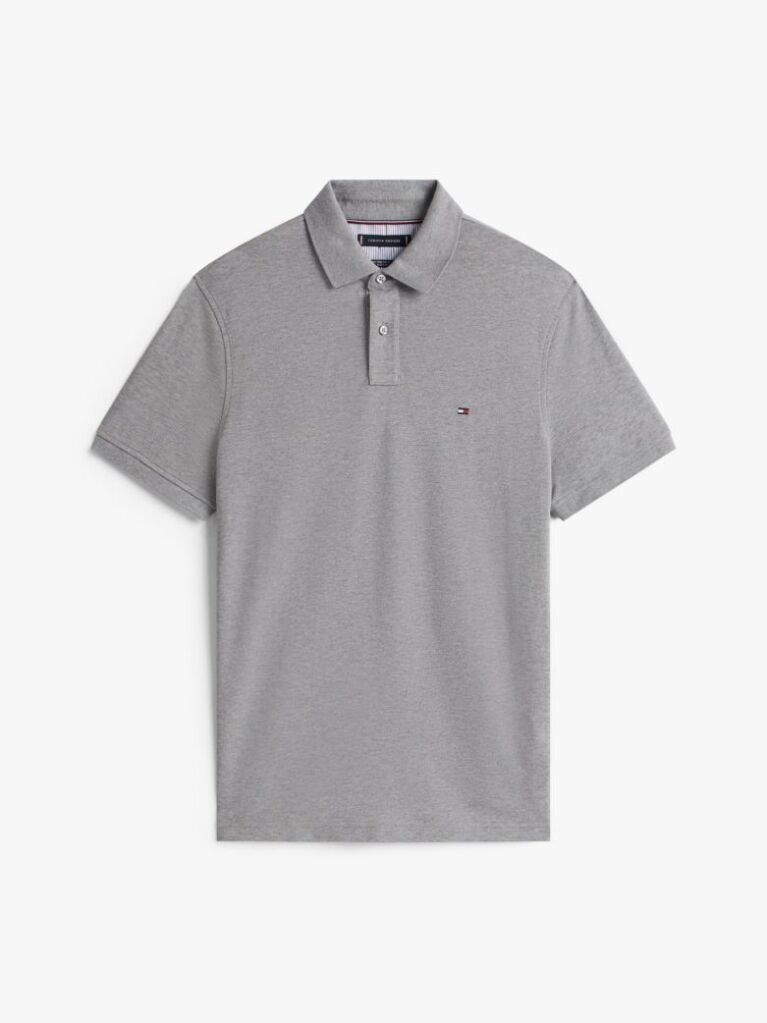 Grey 1985 Organic Cotton Regular Fit Polo  Men