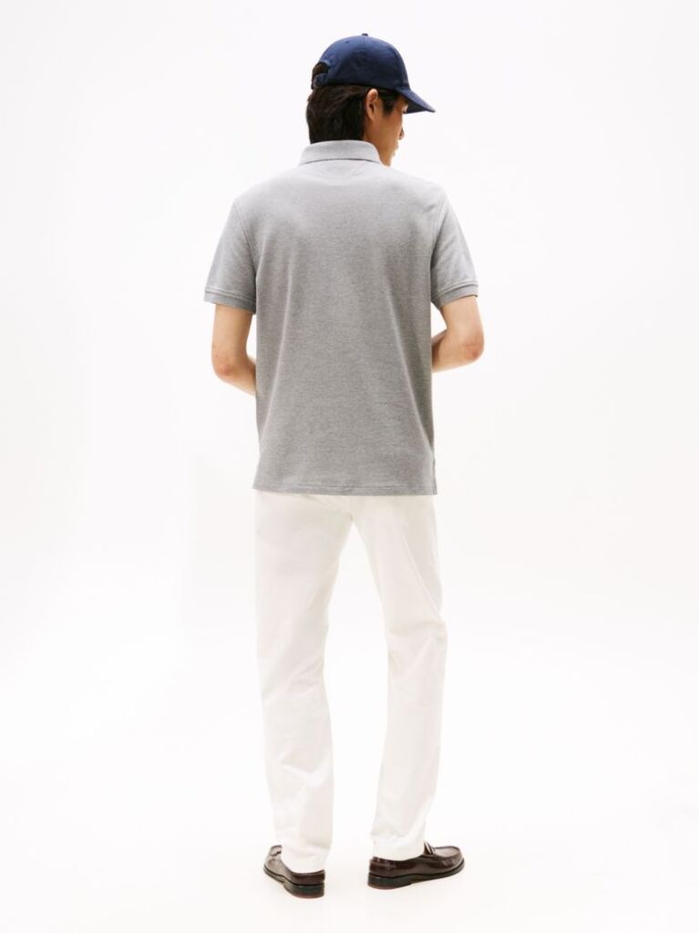 Grey 1985 Organic Cotton Regular Fit Polo  Men