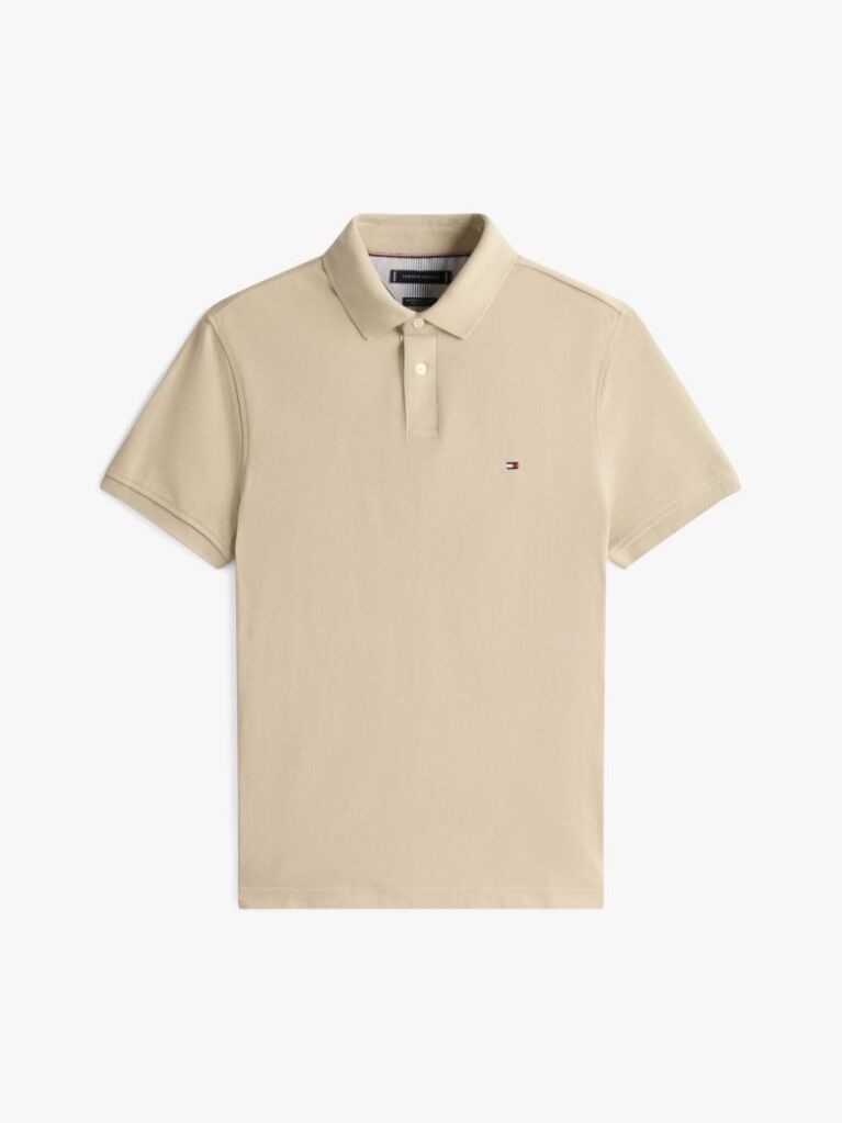 Beige 1985 Organic Cotton Regular Fit Polo  Men