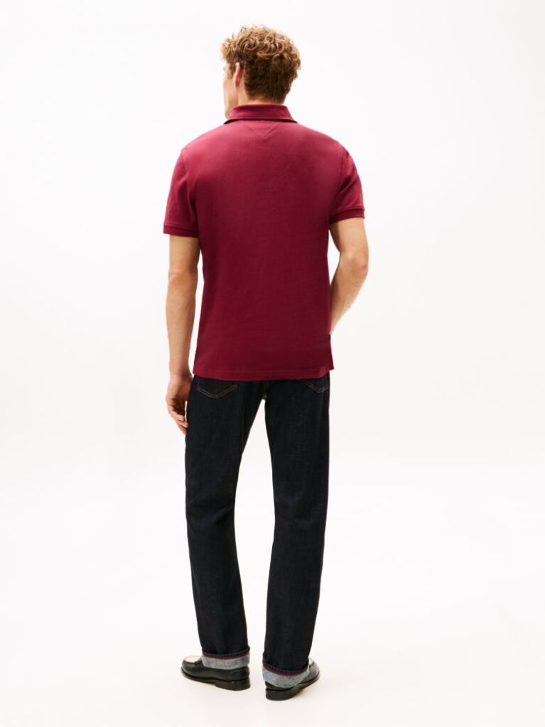 Red 1985 Organic Cotton Regular Fit Polo  Men