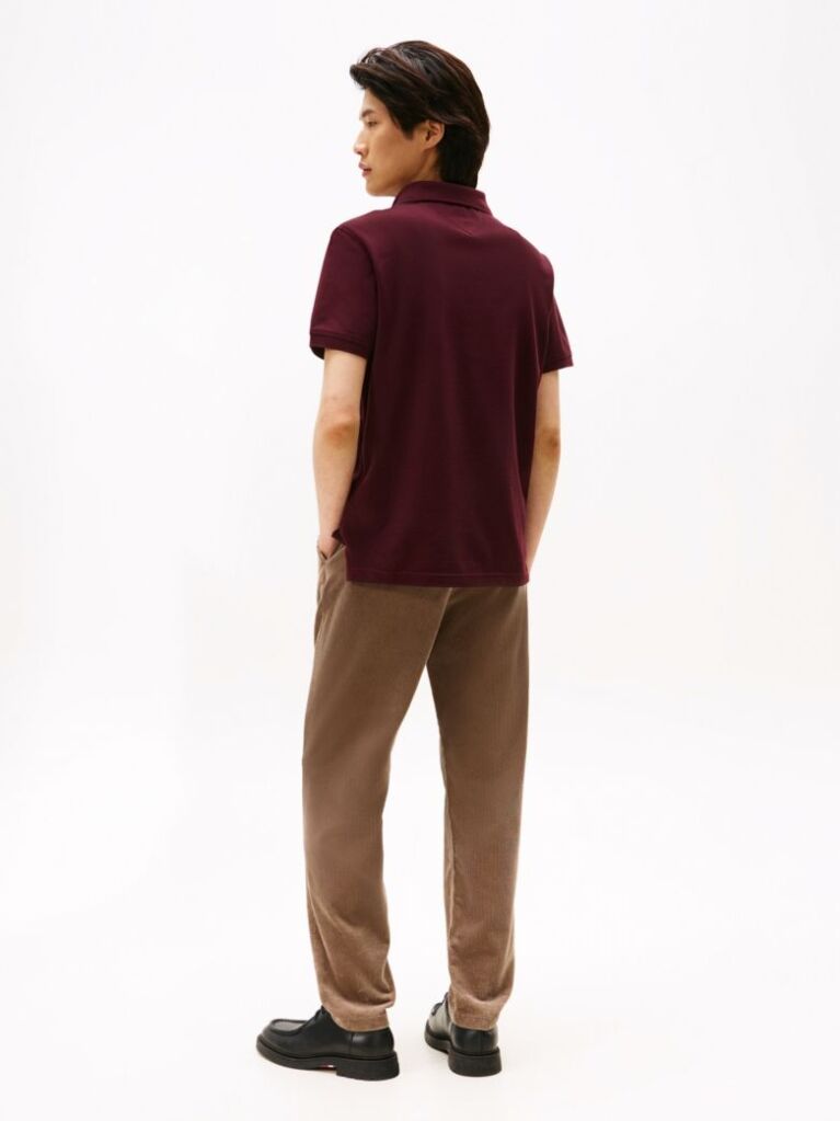 Red 1985 Organic Cotton Regular Fit Polo  Men