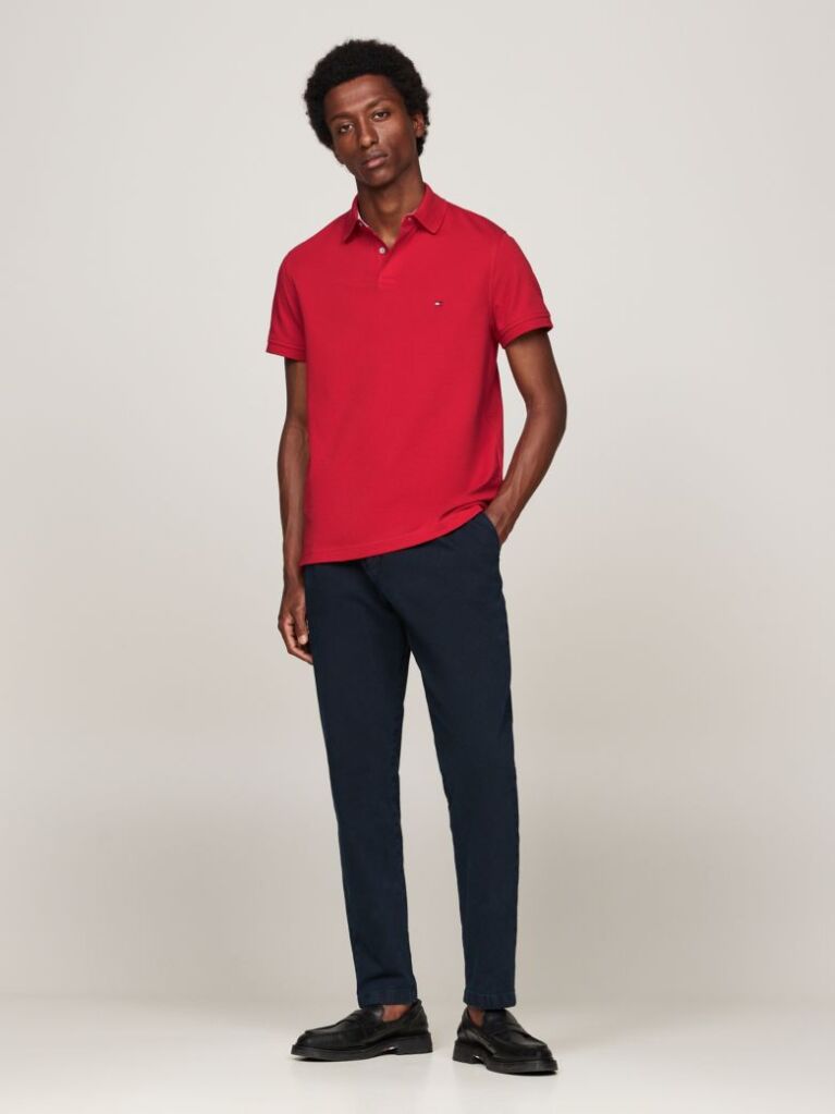 Red 1985 Organic Cotton Regular Fit Polo  Men