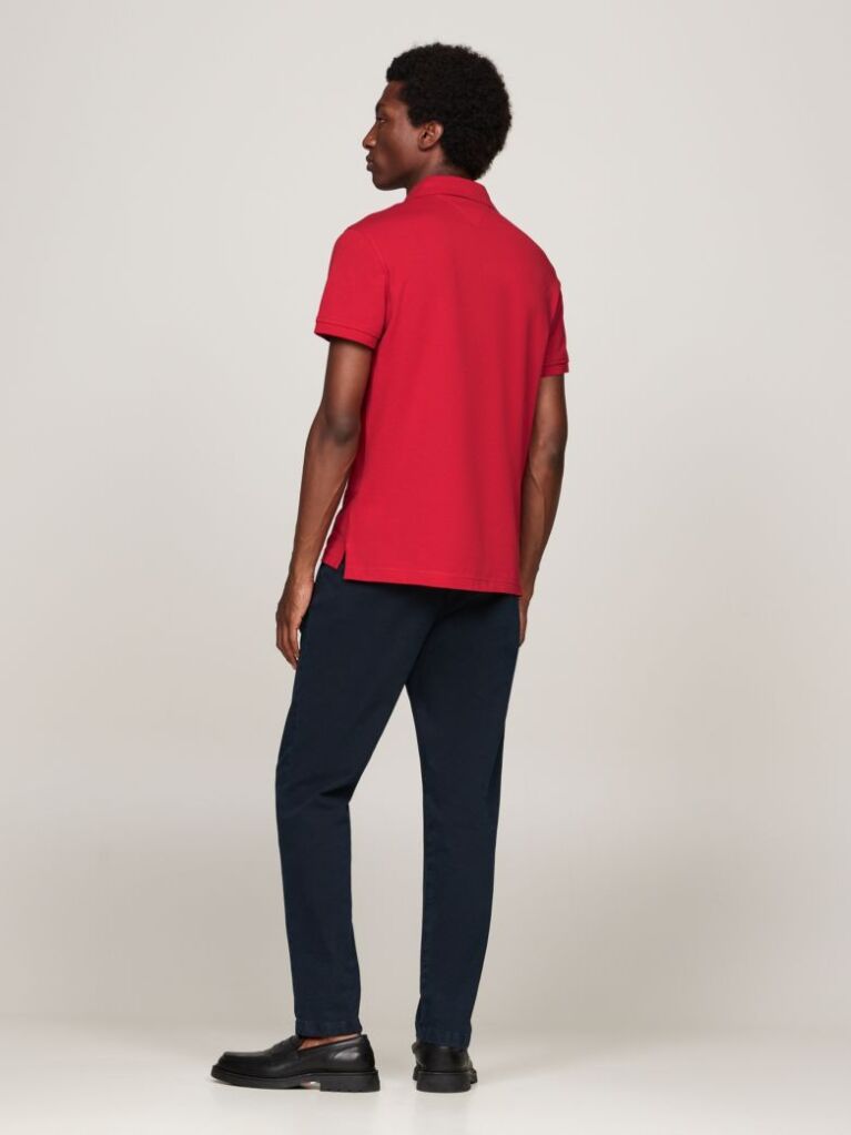 Red 1985 Organic Cotton Regular Fit Polo  Men