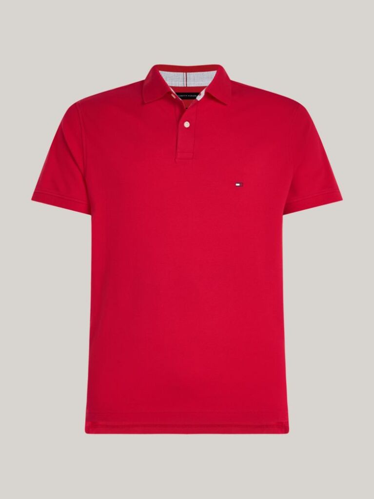 Red 1985 Organic Cotton Regular Fit Polo  Men