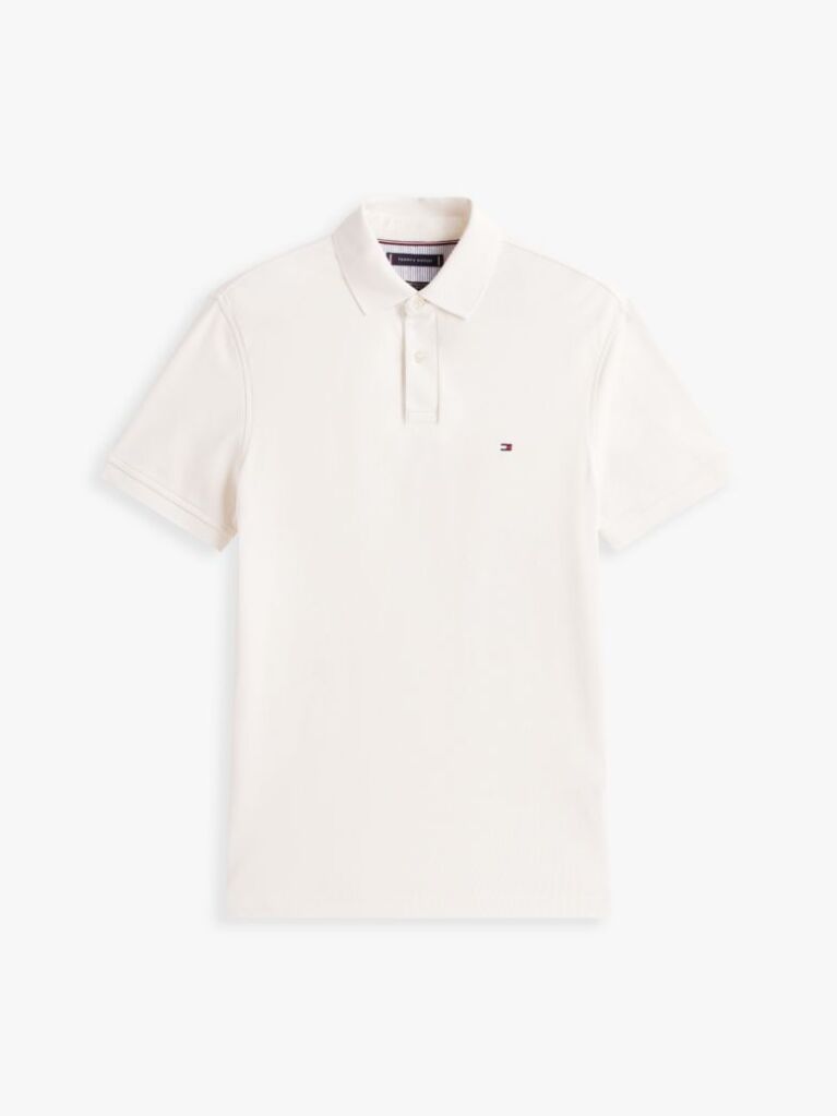 White 1985 Organic Cotton Regular Fit Polo  Men