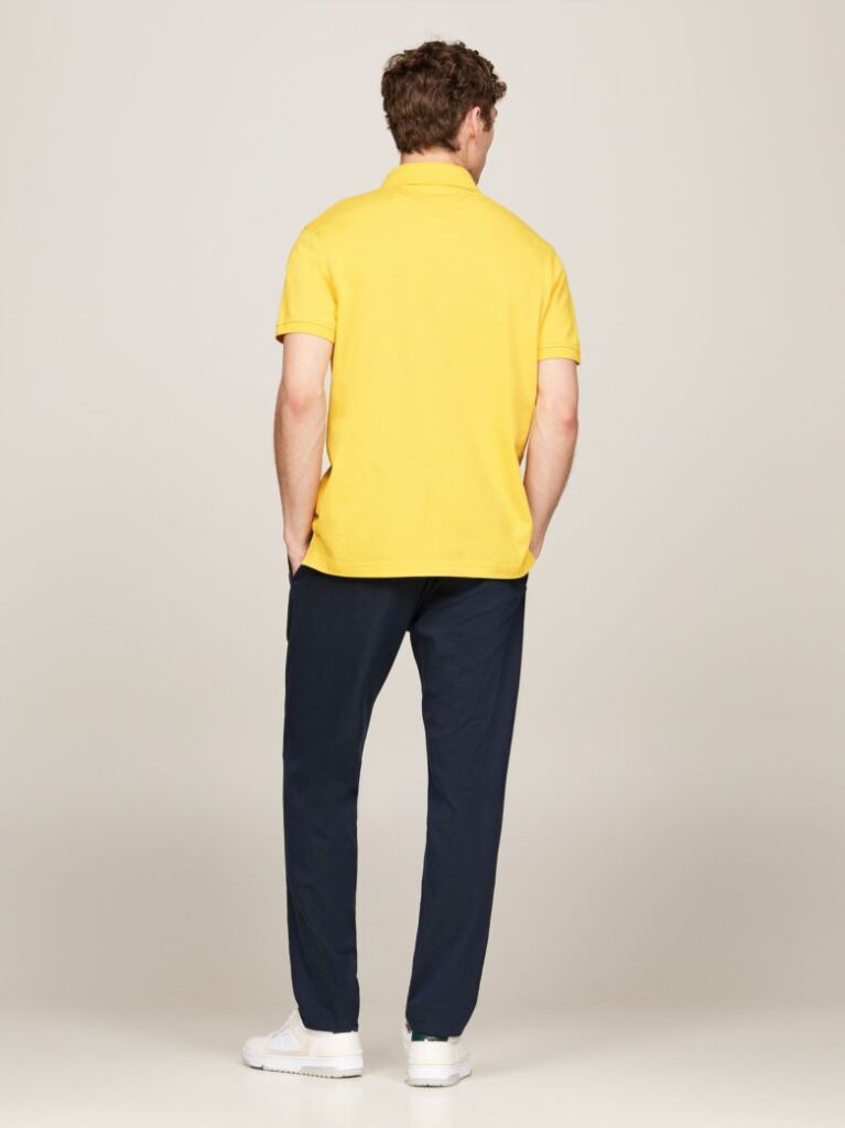 Yellow 1985 Organic Cotton Regular Fit Polo  Men