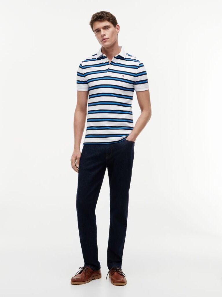 Multi 1985 Organic Cotton Slim Fit Polo  Men