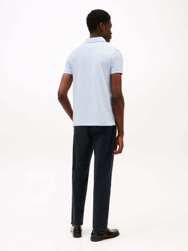 Blue 1985 Organic Cotton Slim Fit Polo  Men