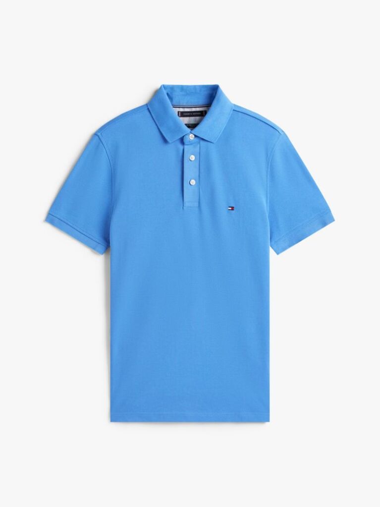 Blue 1985 Organic Cotton Slim Fit Polo  Men