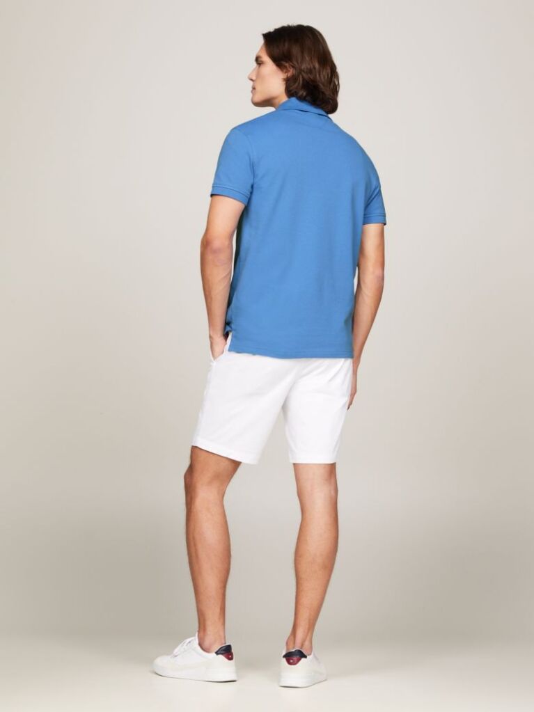 Blue 1985 Organic Cotton Slim Fit Polo  Men