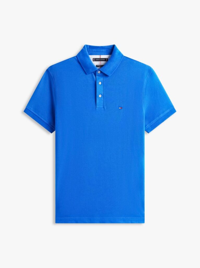Blue 1985 Organic Cotton Slim Fit Polo  Men