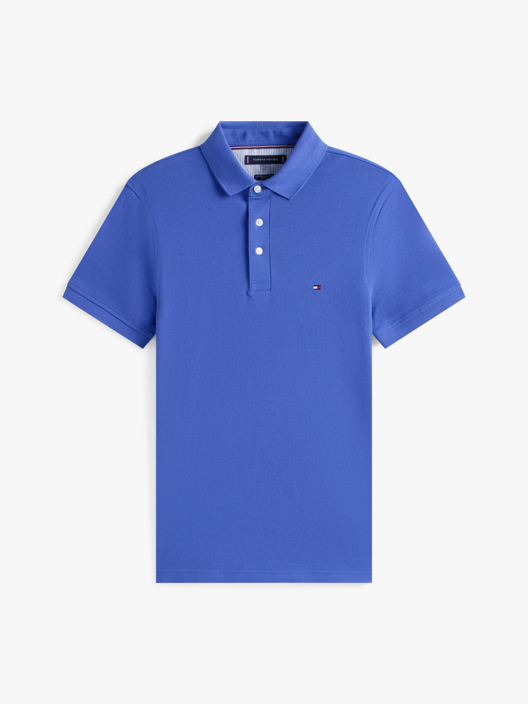 Blue 1985 Organic Cotton Slim Fit Polo  Men