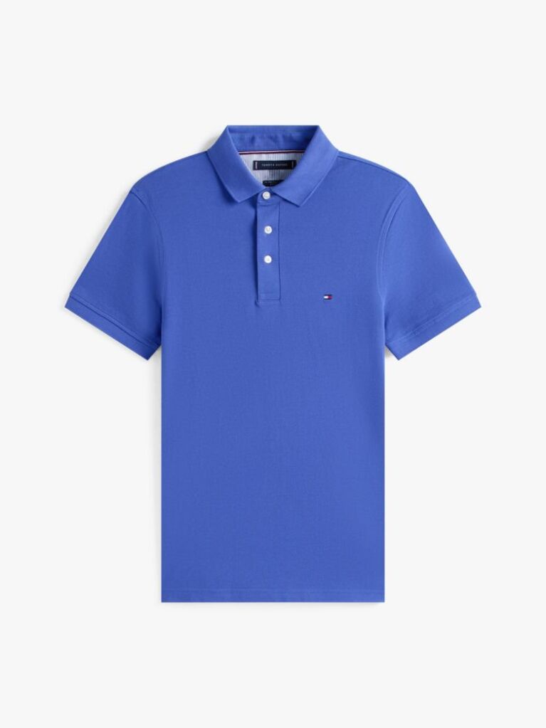 Blue 1985 Organic Cotton Slim Fit Polo  Men
