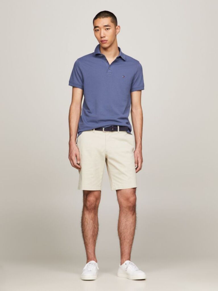 Blue 1985 Organic Cotton Slim Fit Polo  Men