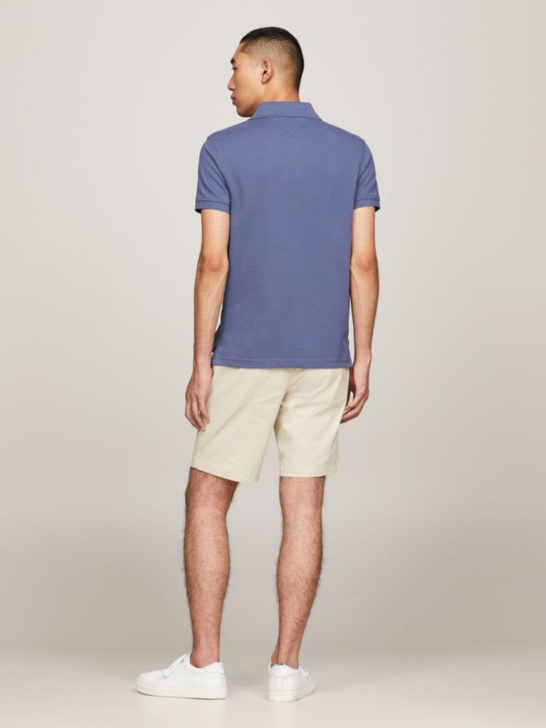 Blue 1985 Organic Cotton Slim Fit Polo  Men