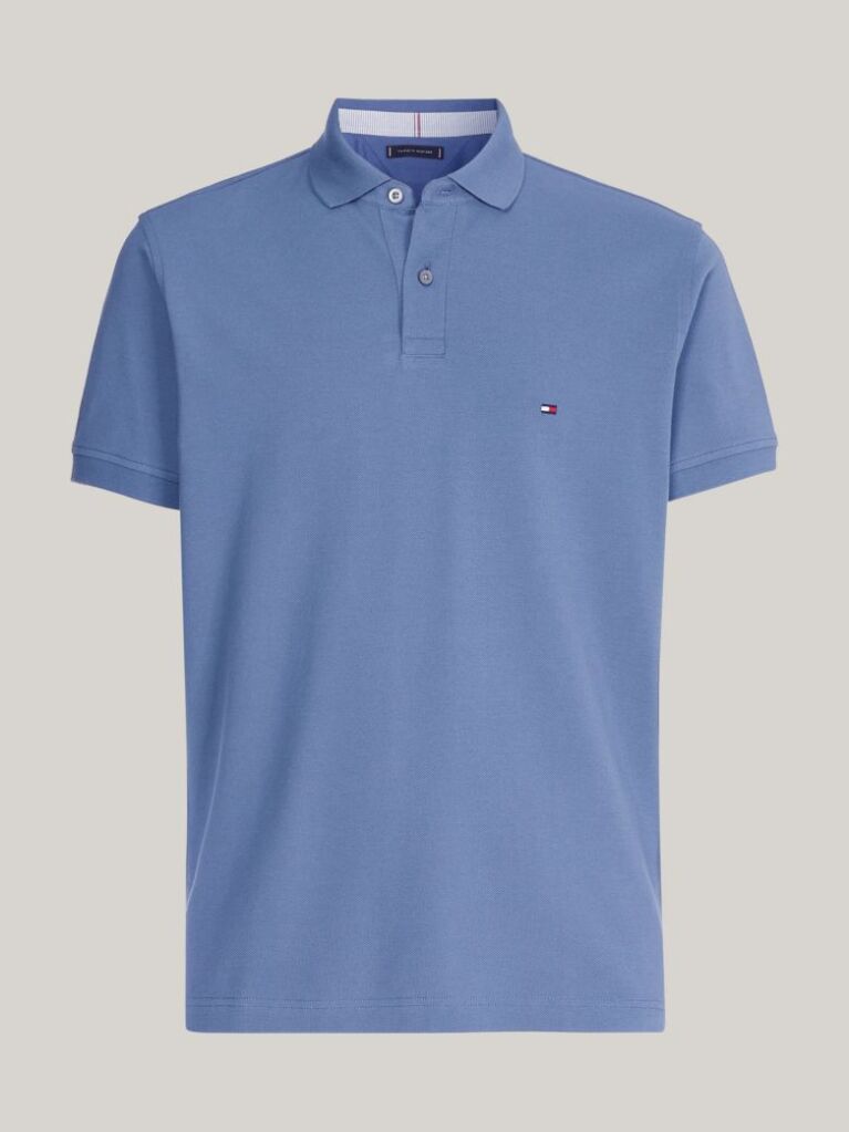 Blue 1985 Organic Cotton Slim Fit Polo  Men