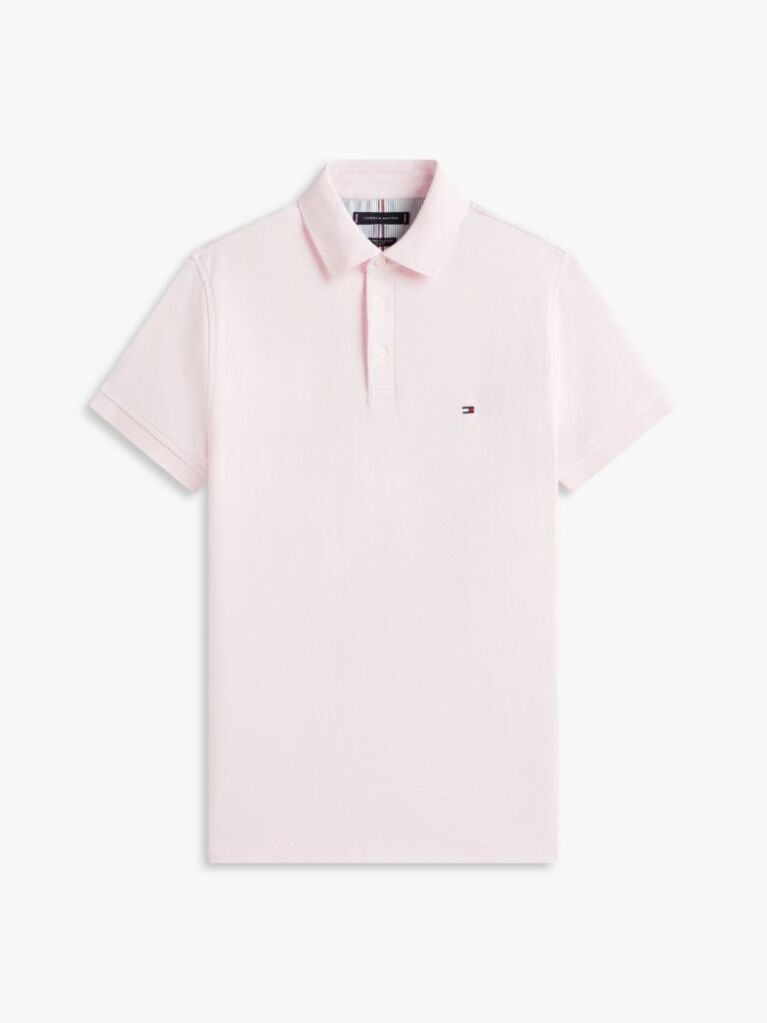 Pink 1985 Organic Cotton Slim Fit Polo  Men