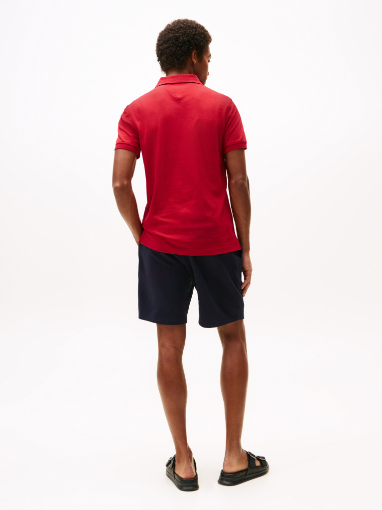 Red 1985 Organic Cotton Slim Fit Polo  Men