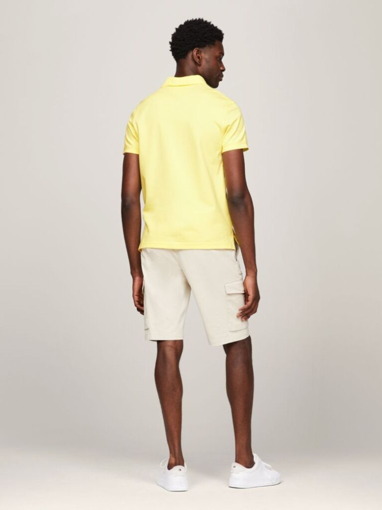 Yellow 1985 Organic Cotton Slim Fit Polo  Men