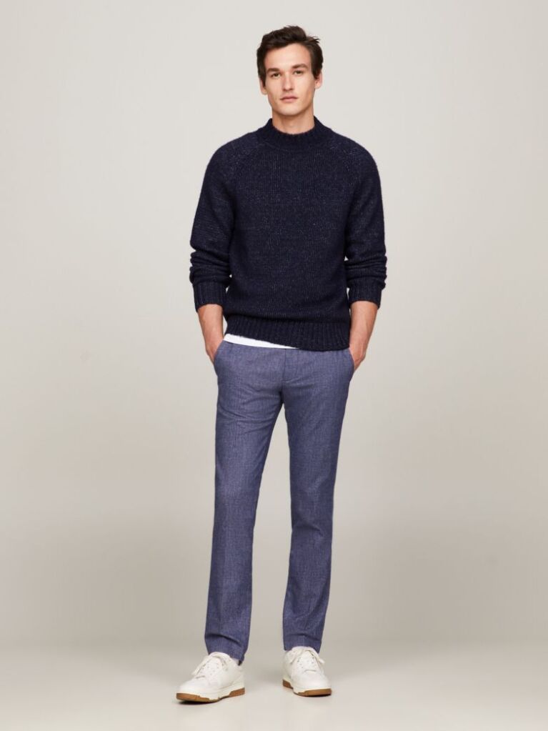 Blue BLEECKER SLIM WOVEN TROUSERS  Men
