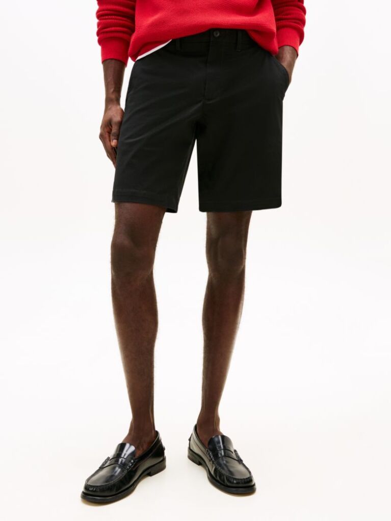 Black Essential 1985 Organic Cotton Bermuda Shorts  Men