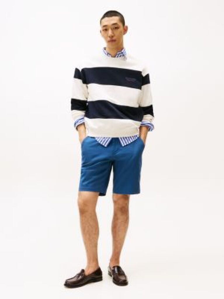 Blue 1985 Essential Harlem Relaxed Fit Bermuda Shorts  Men