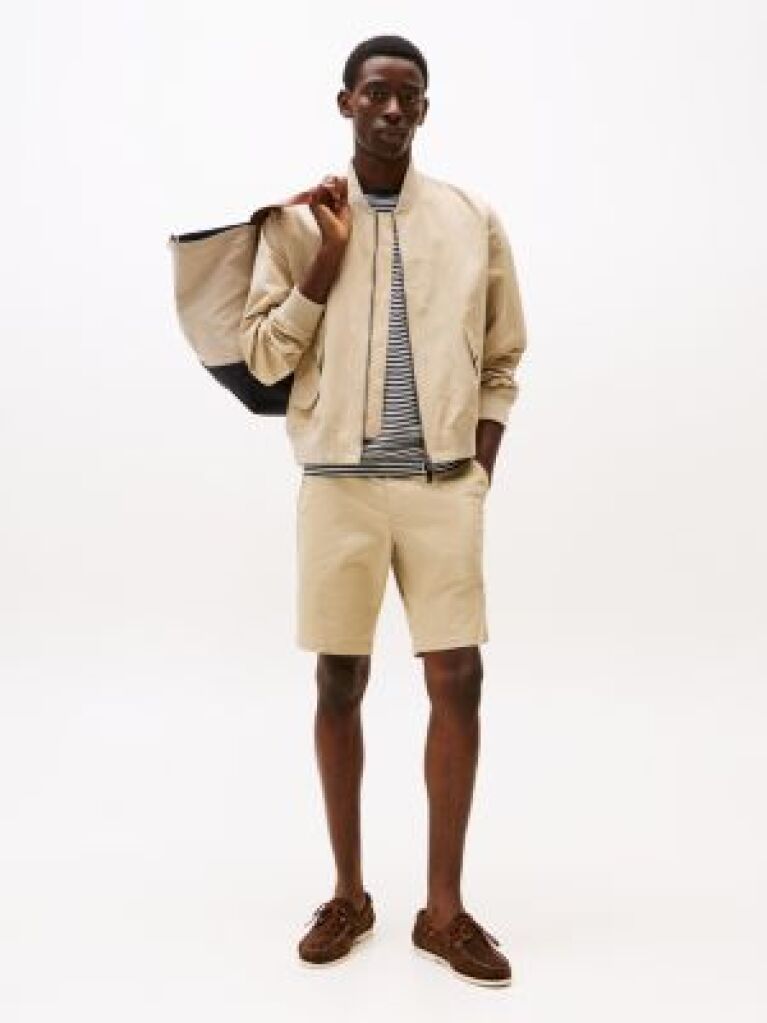 Beige 1985 Essential Harlem Relaxed Fit Bermuda Shorts  Men