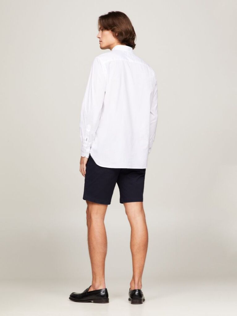 White TH Flex Cotton Poplin Shirt  Men