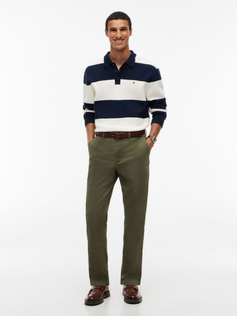 Green 1985 Collection Denton Fitted Chinos  Men
